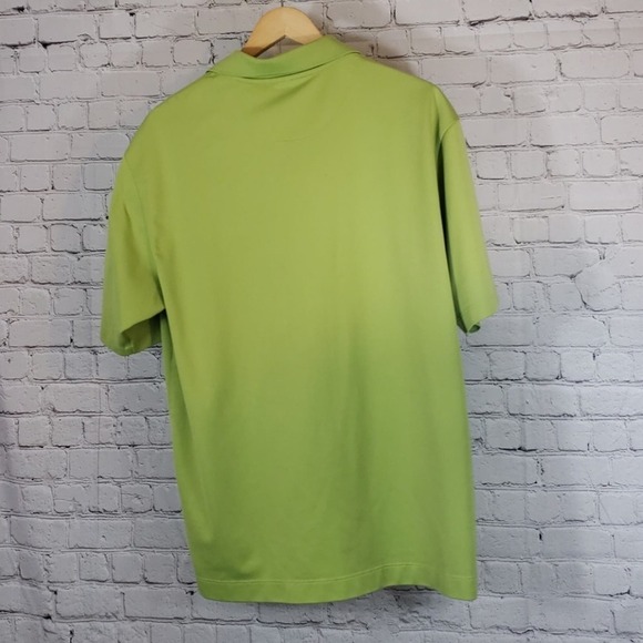 Nike Golf Dri-Fit green collared short sleeve - Picture 6 of 9